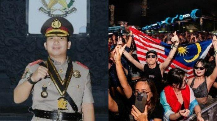 Mantan Kasubdit III Ditresnarkoba Polda Metro Jaya, AKBP Malvino Edward Yusticia (kiri), dipecat sebagai anggota Polri setelah terlibat kasus dugaan pemerasan terhadap warga negara Malaysia di konser Djakarta Warehouse Project (DWP) 2024.