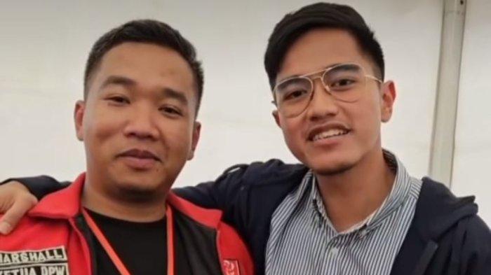 Ketua DPW PSI Jawa Barat, Marshall bersama Ketua Umum PSI Kaesang Pangarep