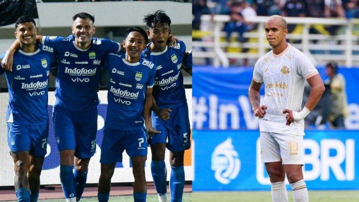 DIKAITKAN PERSIB - Wiliam Marcilio (kanan) dan para pemain Persib Bandung di gelaran Liga 1 2024/2025. Nama Wiliam Marcilio dikaitkan dengan Persib bandung dan kini digoda Bobotoh,