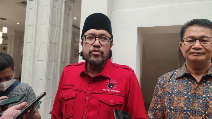Ono Surono seusai acara rapat koordinasi di Savoy Homann, Kota Bandung, Selasa (26/7/2024).