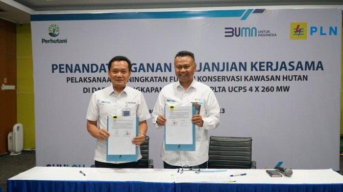 PT PLN (Persero) Unit Induk Pembangunan Jawa Bagian Tengah (PLN UIP JBT) menjalin kesepakatan kerja sama dengan Perum Perhutani terkait Pelaksanaan Peningkatan Fungsi Konservasi Kawasan Hutan di Daerah Tangkapan Air Sekitar Pembangkit Listrik Tenaga Air Upper Cisokan Pumped Storage (PLTA UCPS) 4 x 260 Mega Watt (MW).