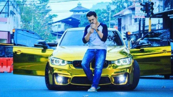 Penampilan Arizal Zakaria alias Ijal Hayam, pengedar obat terlarang kelas kakap di Sumedang yang diringkus polisi.