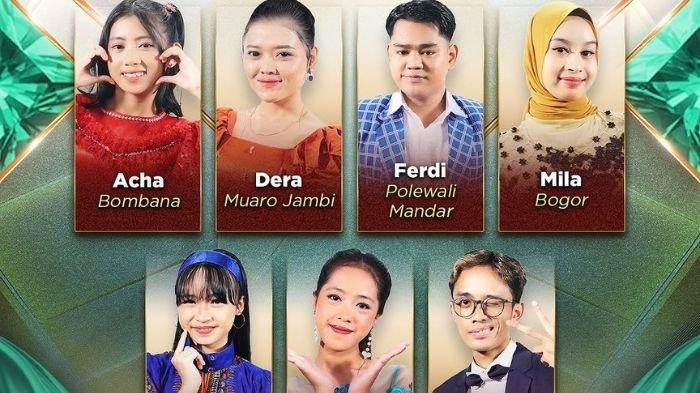 PESERTA D ACADEMY 7 - Peserta D Academy 7 Grup 6 menjadi grup terakhir pada babak Top 40 yang tampil pada Jumat (11/7/2025).