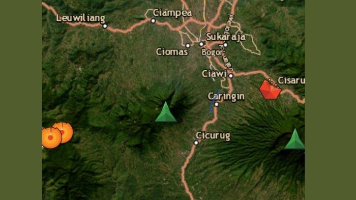 Peta Gunung Salak