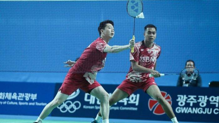 Pasangan baru Rahmat Hidayat/Kevin Sanjaya berhasil menghadirkan kemenangan bagi Indonesia di Korea Masters 2023.
