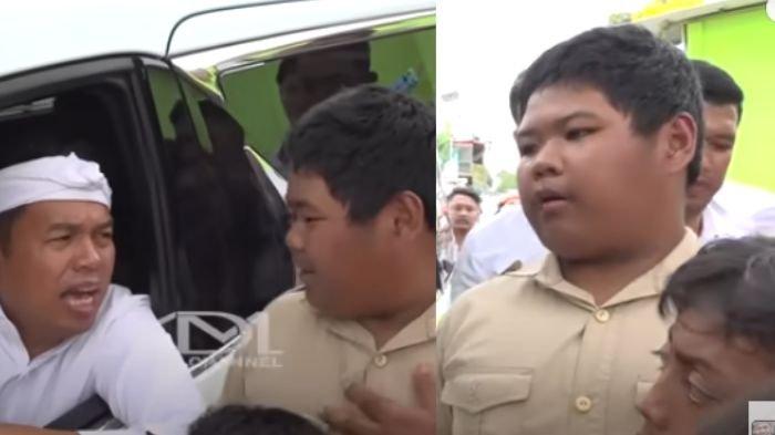 BERI NASIHAT - Bocah SMP bernama Rizki saat bertemu Gubernur Jawa Barat, Dedi Mulyadi di Cianjur. Rizki pun berani menasihat Dedi Mulyadi.