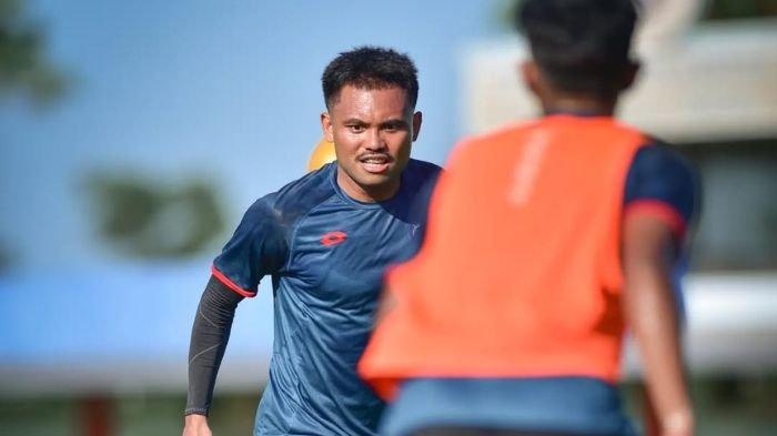 LATIHAN DI SABAH FC - Saddil Ramdani dalam sesi latihan bersama Sabah FC, Minggu (7/5/2024).