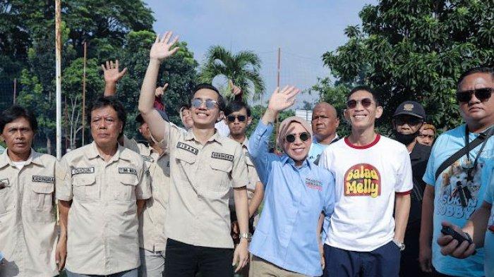 Sapa Warga Cipagalo Bersama Caleg Muda Zidane, Melly Goeslaw Imbau Hindari Coblos Surat Suara Tidak Sah