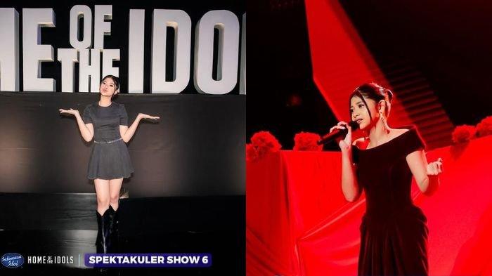 TERELIMINASI - Shakirra Vier peserta Indonesian Idol 2025 asal Bandung tereliminasi di babak Spektakuler Show 6 pada Senin (3/3/2025) malam. Shakirra tereliminasi setelah masuk tiga voting terbawah dan mendapatkan tiga standing ovation dari juri.