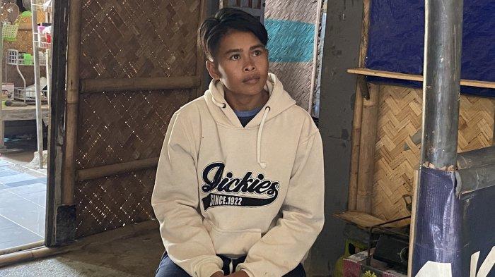 Sopyah (22) warga Jalan Samsu Blok Bong, Kelurahan Lemah Mekar, Kecamatan/Kabupaten Indramayu, Minggu (19/5/2024)