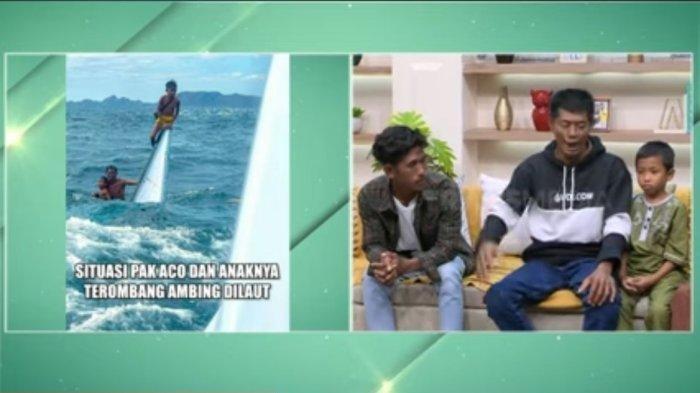 Inilah sosok Aco seorang ayah yang berjuang melindungi dua anaknya saat mengapung di laut berjam-jam.