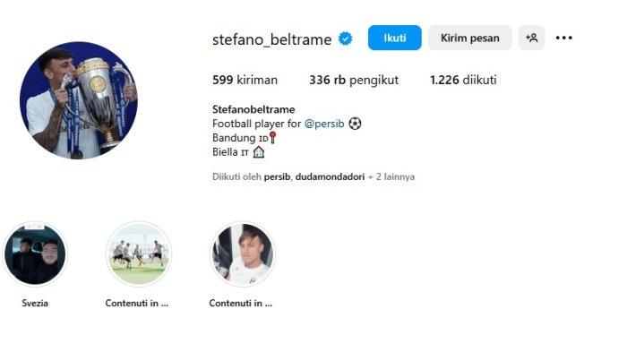 Mantan pemain Persib Bandung, Stefano Beltrame tidak menghilangkan nama