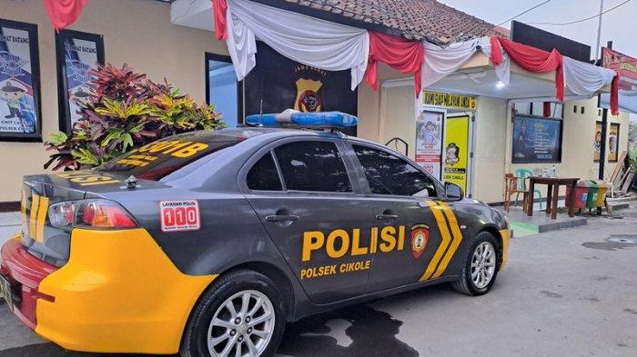 Suasana di Polsek Cikole, Kecamatan Cikole, Kota Sukabumi, Selasa (1/8/2023).