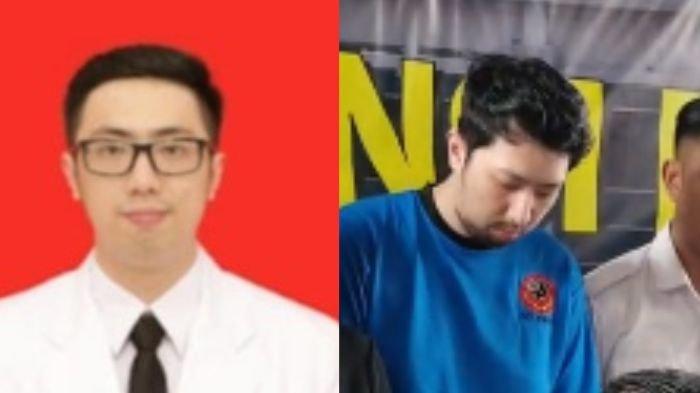 PELAKU PENCABULAN - Pelaku pencabulan terhadap salah seorang keluarga pasien RS Hasan Sadikin Bandung, Priguna Anugerah (31) akhirnya ditampilkan oleh Ditreskrimum Polda Jabar, Rabu (9/4/2025).