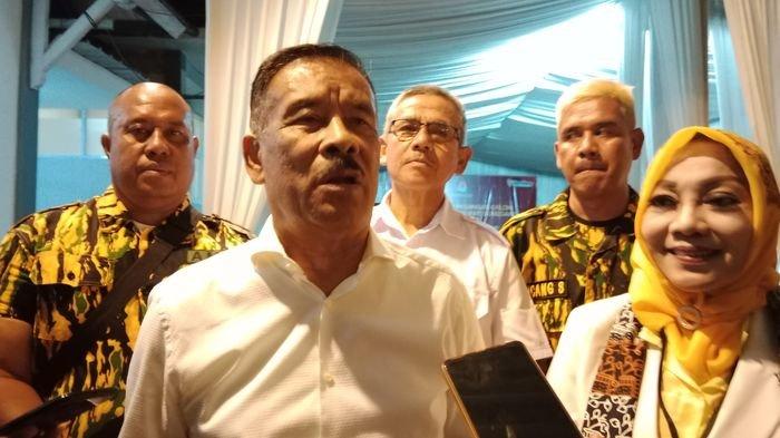 Umuh Muchtar, Bos Persib Bandung saat diwawancara TribunJabar.id, di kantor KPU Sumedang, Kamis (29/8/2024) petang.