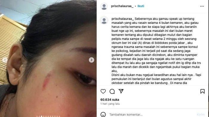 Unggahan Chaca di akun Instagramnya