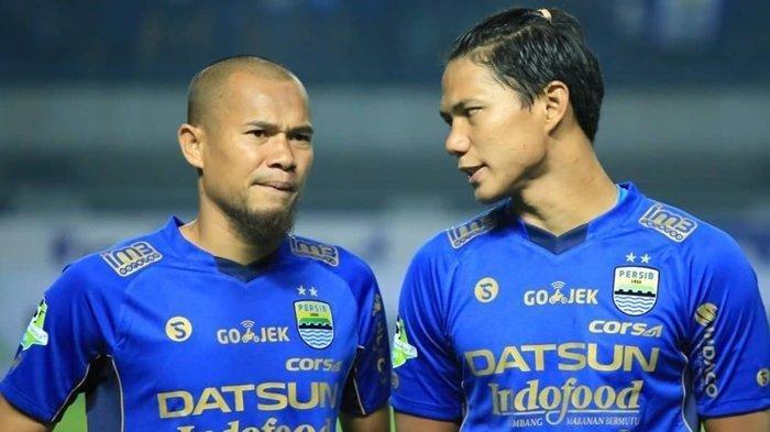 Supardi Nasir (kiri) saat masih bersama Persib Bandung.