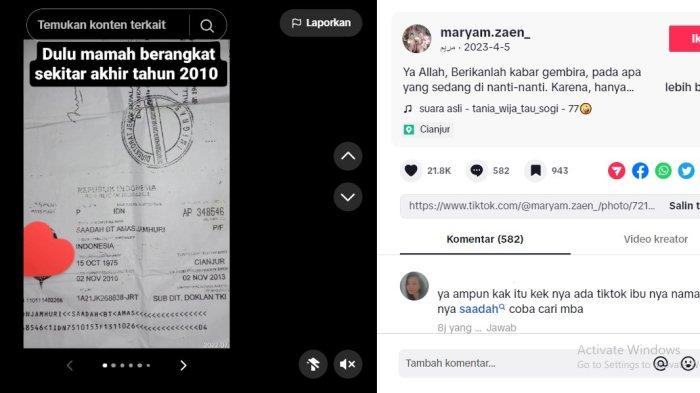 Kisah seorang anak asal Cianjur mencari keberadaan ibunya yang telah 14 tahun hilang semenjak bekerja jadi TKW atau PMI, beredar viral di medsos.