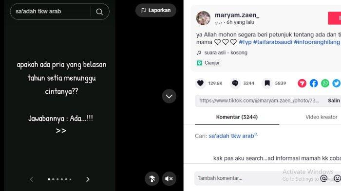 Kisah seorang anak asal Cianjur mencari keberadaan ibunya yang telah 14 tahun hilang semenjak bekerja jadi TKW atau PMI, beredar viral di medsos.