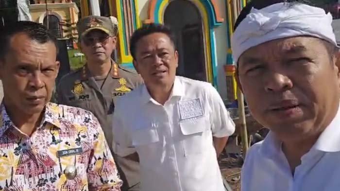 PENYEBAB PUNCAK BANJIR: Tangkapan layar momen Gubernur Jawa Barat Dedi Mulyadi bersama Wabup Bogor Jaro Ade mendatangi Hibisc Fantasy, tempat wisata yang diduga jadi biang kerok banjir di Puncak Bogor, Kamis (6/3/2025).