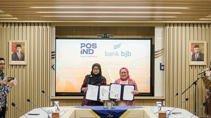 bank bjb dan PT Pos Indonesia melakukan Penandatanganan Perpanjangan Perjanjian Kerja Sama (PKS), yang dilaksanakan Rabu (6/12/2023) di Menara bank bjb Jalan Naripan No 12-14 Kota Bandung.