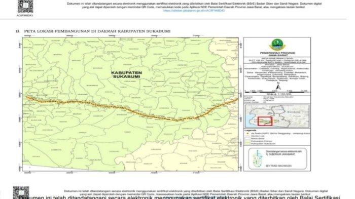Pengumuman Penetapan Lokasi Pengadaan Tanah untuk Pembangunan Saluran Udara Tegangan Tinggi 150 kv Tanggeung/Cianjur Selatan Pelabuhan Ratu/Jampang Kulon di daerah Kabupaten Cianjur dan daerah Kabupaten Sukabumi.
