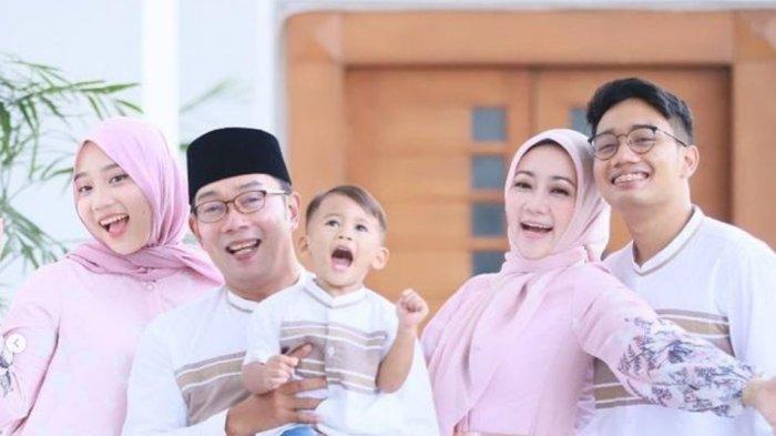 Keluarga Ridwan Kamil saat momen Lebaran 2022.