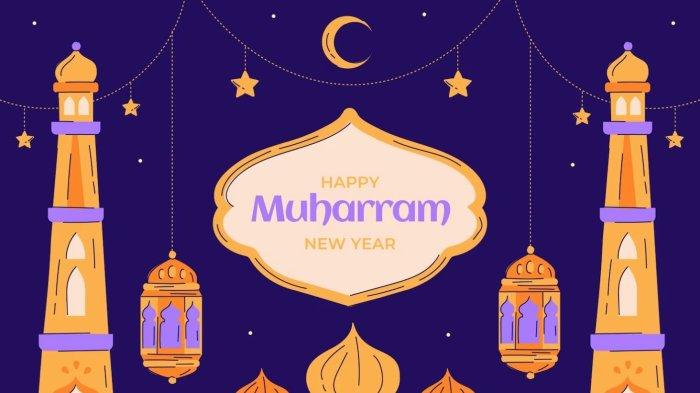 Gambar menarik ucapan selamat Tahun Baru Islam 2023 dan 1 Muharam 1445 H