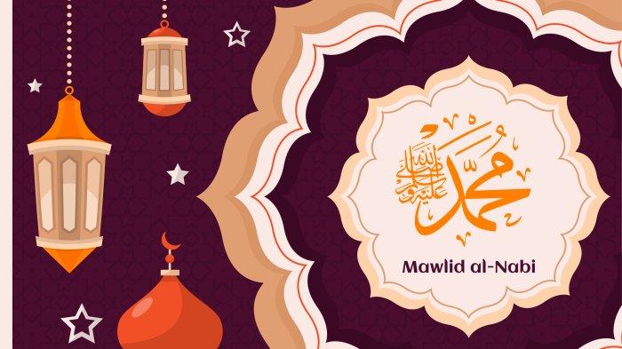 Ilustrasi ucapan selamat Maulid Nabi Muhammad SAW
