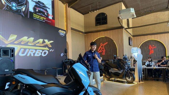 PT Yamaha Indonesia Motor Manufacturing (YIMM) launching Yamaha Nmax “ Turbo” secara perdana di Jawa Barat bertempat di Ludo Café Kawasan Kiara Artha Park Bandung pada Minggu (14/7/2024).