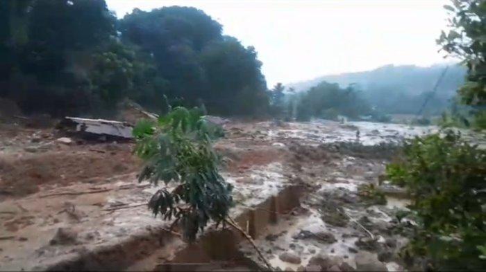 Kondisi obyek wisata Mata Air Cipondok di Desa Pasanggrahan Kecamatan Kasomalang Kabupaten Subang, Minggu (7/1/2024) yang diterjang longsor. 1 orang tewas dalam peristiwa ini. Dok Istimewa.