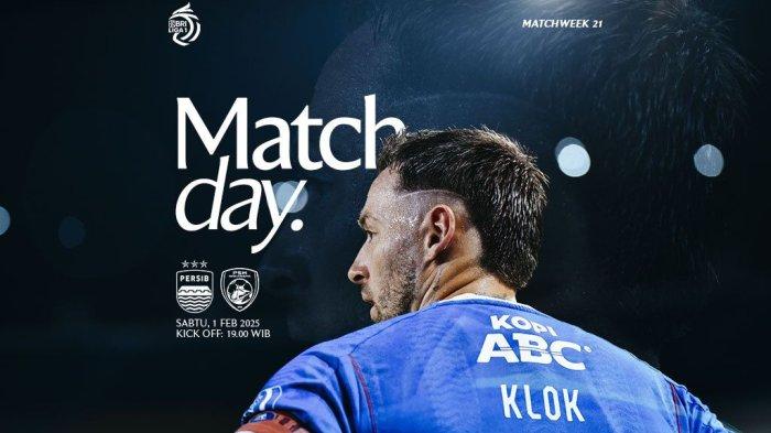 PERSIB DAY - Persib Bandung vs PSM Makassar dalam laga pekan ke-21 Liga 1 2024/25 di Stadion Gelora Bandung Lautan Api (GBLA), Sabtu, 1 Februari 2025. Pertandingan yang berlangsung sengit ini turut diwarnai insiden cedera yang menimpa gelandang Persib, Marc Klok.