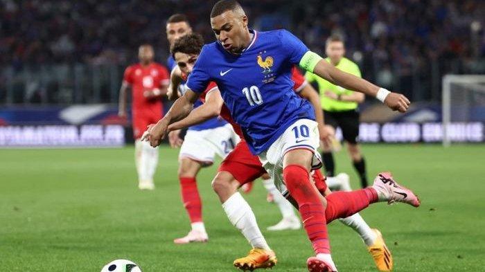 Penyerang Timnas Prancis, Kylian Mbappe. FRANCK FIFE / AFP