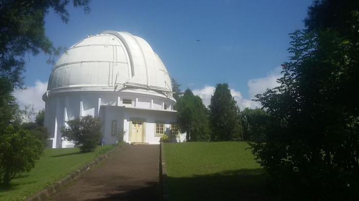 Observatorium Bosscha di Jalan Peneropongan Bintang, Kecamatan Lembang, Kabupaten Bandung Barat, Senin (07/03/2016).