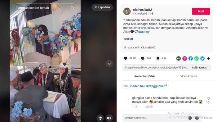Momen pernikahan dengan mahar uang sebesar Rp25 ribu menjadi sorotan viral di media sosial.