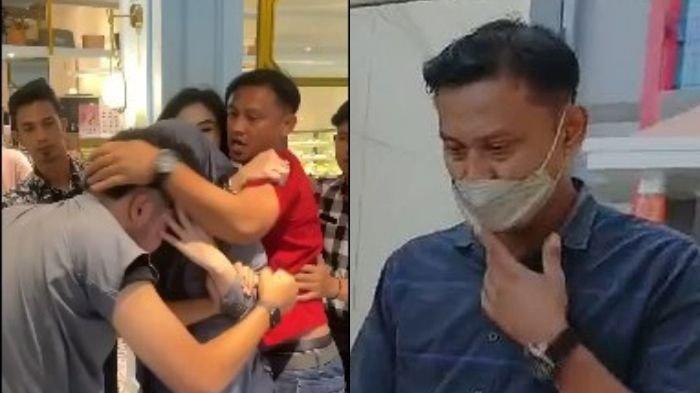 Sosok pria dalam video viral pemukulan terhadap dokter koas yang juga mahasiswa FK Unsri, Palembang.