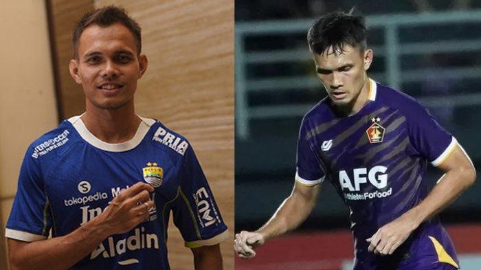 Rezaldi Hehanusa dan Hamra Hehanusa, adik kakak ini bakal bertemua saat Persib Bandung vs Persik Kediri di Pakansaari, Rabu (8/3/2023).