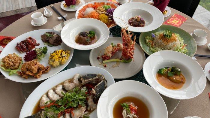 Sajian menu otentik Imlek di Tian Jing Lou