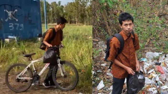 Viral, Kisah Soleh Eko Siswa SMK di Gunungkidul Memulung Pulang Sekolah Demi Uang Rp 25 Ribu, Bantu Orangtua