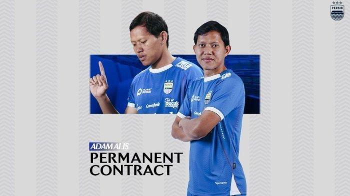 Adam Alis dikontrak permanen Persib Bandung.