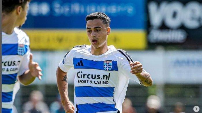 Aksi Eliano Reijnders, pemain keturunan yang dinaturalisasi PSSI.