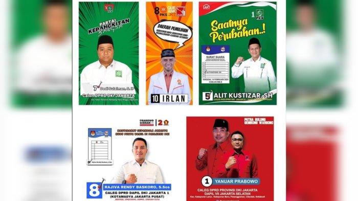 Empat anggota Jakmania yang nyaleg DPRD DKI Jakarta di Pemilu 2024. Ada anak almarhum Gembong Warsono hingga pentolan Jakmania Garis Keras. (Instagram Bung Ferry)