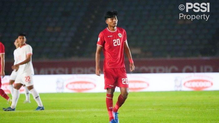 Potret penyerang Timnas Indonesia, Arkhan Kaka di Piala AFF 2024.