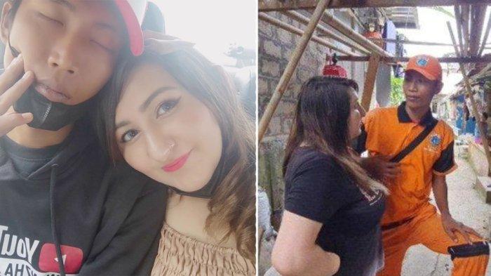 Petugas PPSU Pondok Labu, Bambang Irawan alias Awan emosi melihat pesan yang masuk dari pria tak dikenal ke pesan Instagram istri bulenya, Arzum Balli.