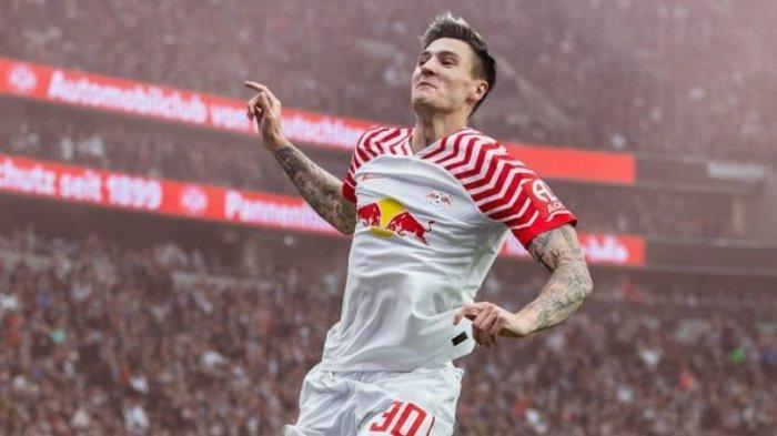 Penyerang RB Leipzig asal Slovenia, Benjamin Sesko.