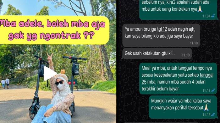Cerita unik dan bikin emosi diungkap salah satu wanita wanita ketika menagih uang kontrakan kepada penyewa yang sudah nunggak empat bulan.