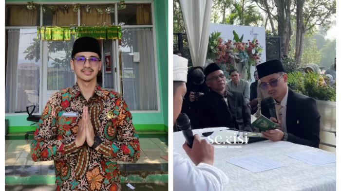 PENGHULU GEN Z - Sosok Fauzan Al Syifa (28), menjalani profesinya di luar kebiasaan. Ia menjalani pekerjaan sebagai penghulu di KUA Cibiru, Bandung. (Dok Pribadi Fauzan dan Instagram se.sisi.organize ).