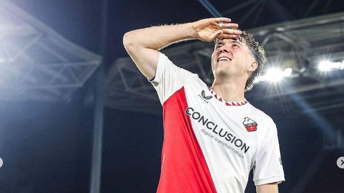 Calon penyerang Timnas Indonesia milik FC Utrecht, Ole Romeny.