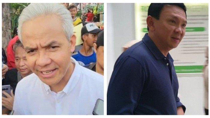 Ganjar Pranowo dan Basuki Tjahaja Purnama alias Ahok