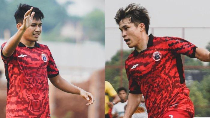 Gelandang Persija Jakarta, Witan Sulaeman dan Ryo Matsumura.